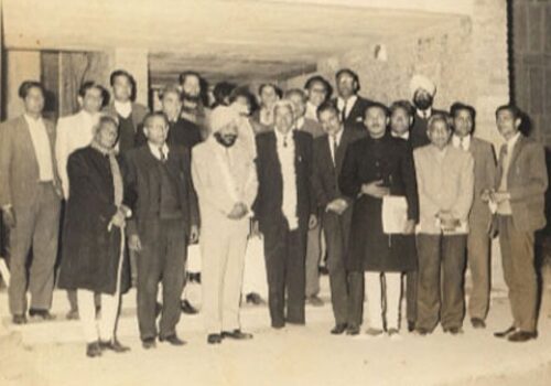With KL Kapur (Satirist) and other poets